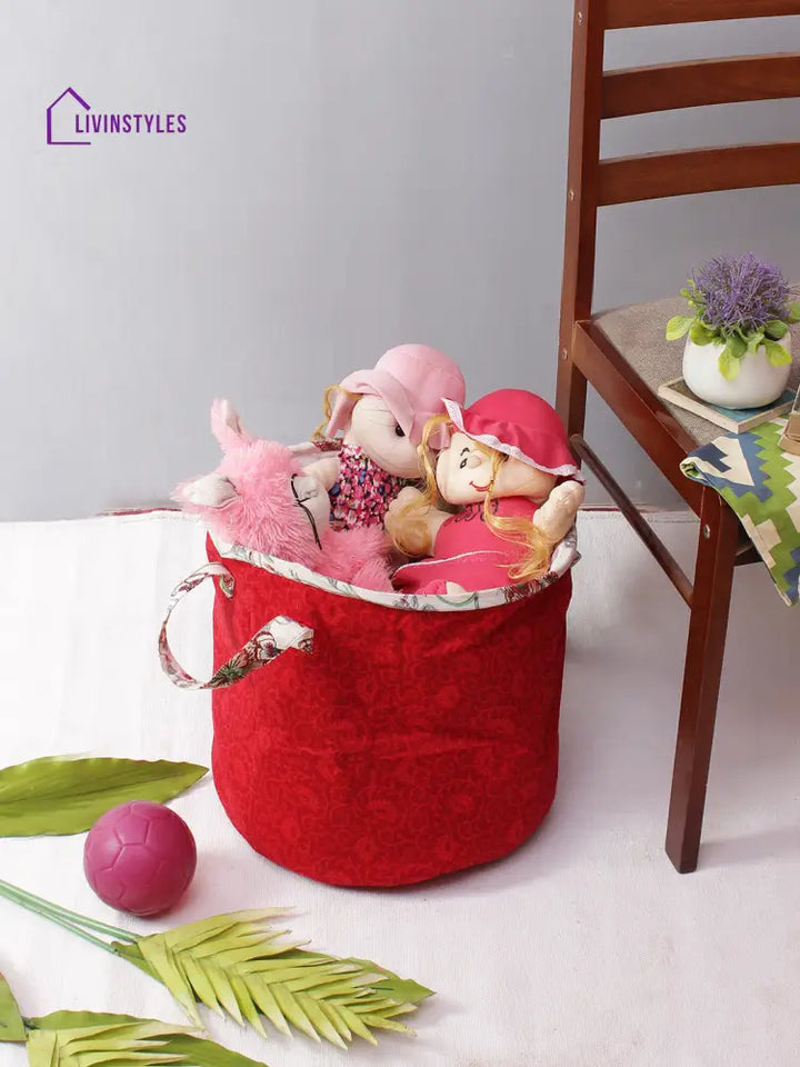 Rajasthan Décor Red Multipurpose Organiser