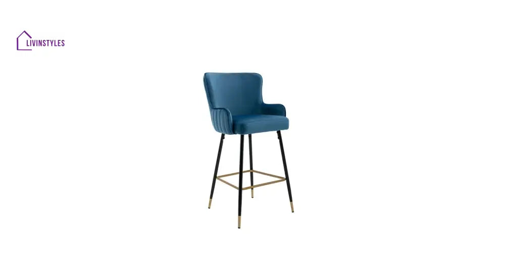 Rajesh Blue Color Nolen Bar Stool