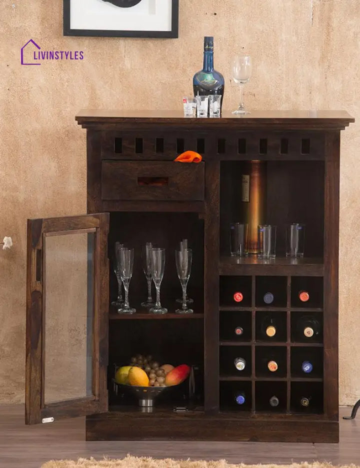 Ramona Solid Wood Bar Cabinet Bar