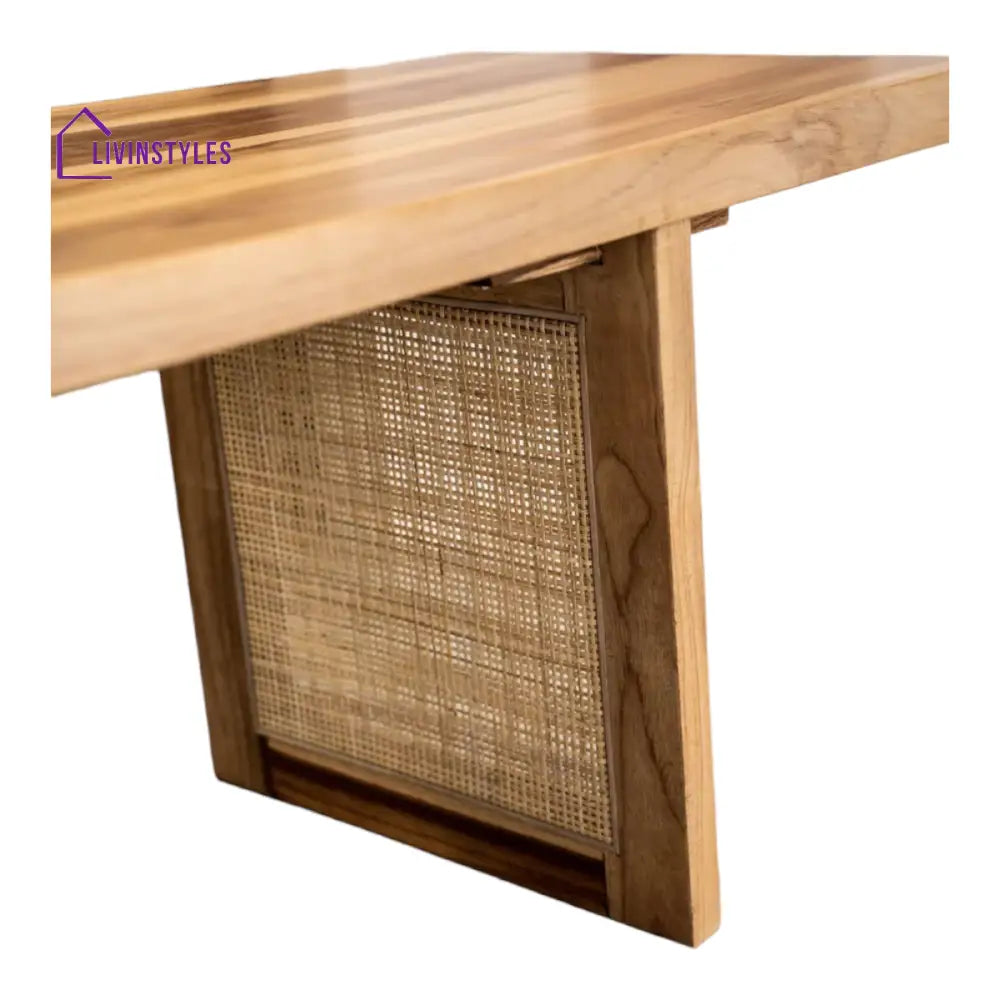 Ranya 6 Seater Rattan Dining Table 2 Chairs With Bench