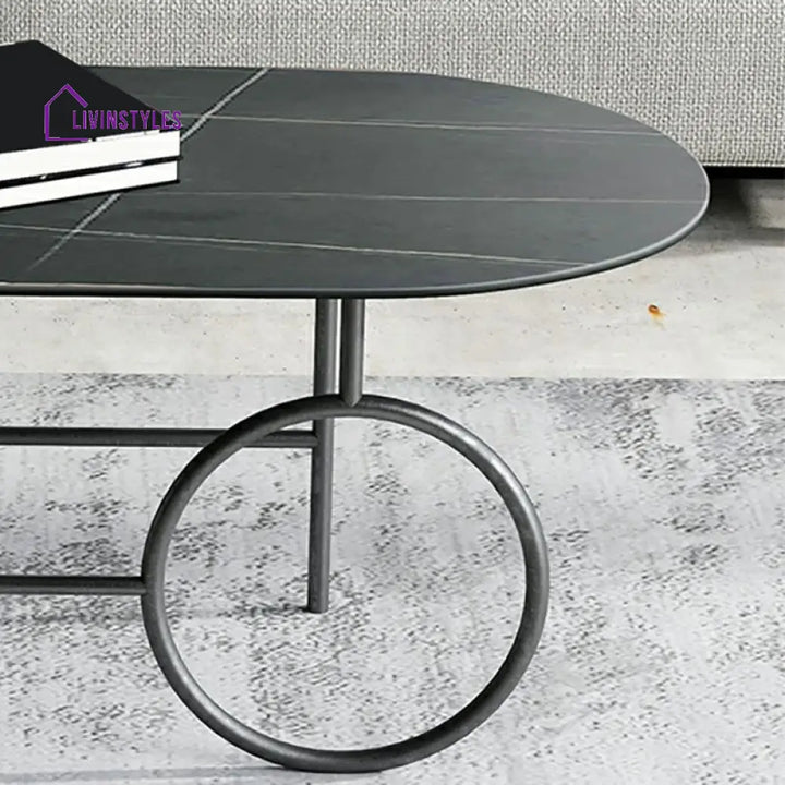 Ranya Stainless Steel Frame Coffee Table for Living Room