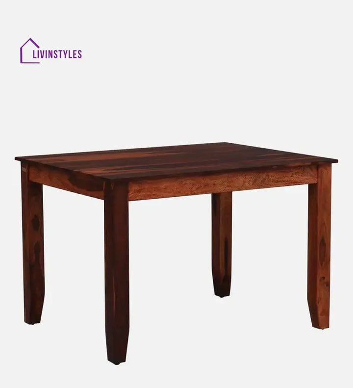 Ratmir Sheesham Wood 4 Seater Dining Set In Honey Finish dining set