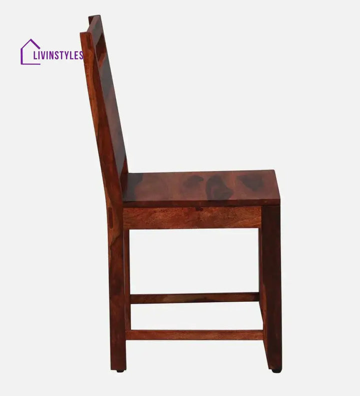 Ratmir Sheesham Wood 4 Seater Dining Set In Honey Finish dining set