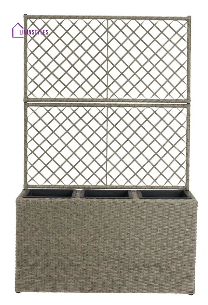 Raulf Outdoor Wicker Planters For Garden Balcony - Planter