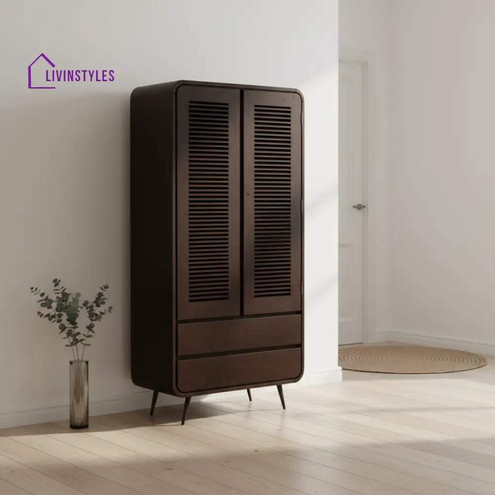 Rebeca 2 door sheesham wood wardrobe