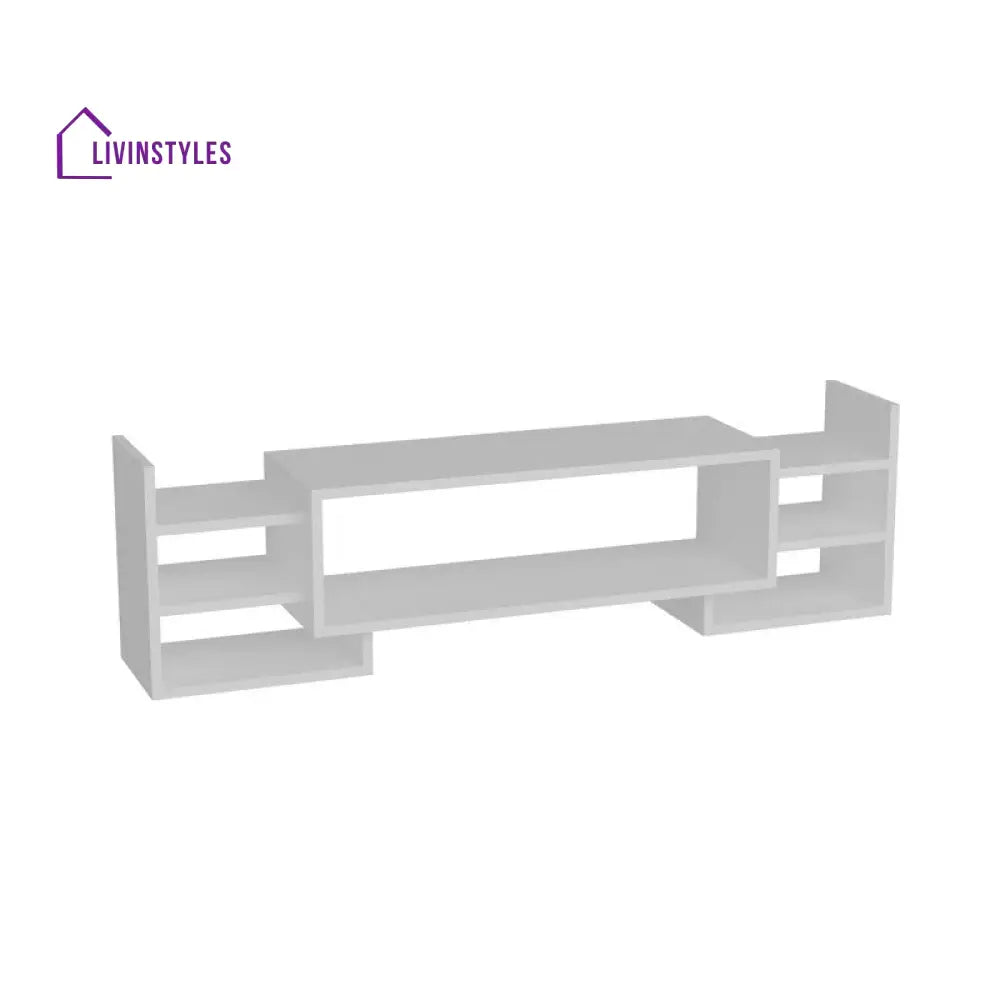 Rebecca White Finish Tv Unit Stand for Living Room