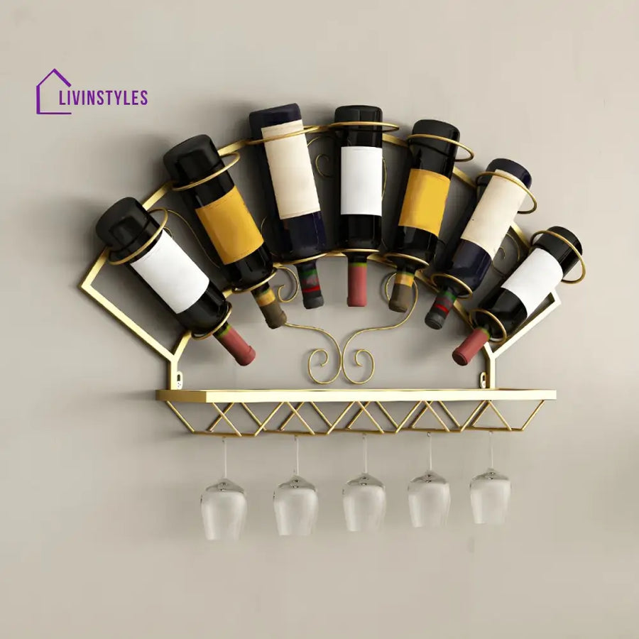 Reeva Stainless Steel Wine Rack