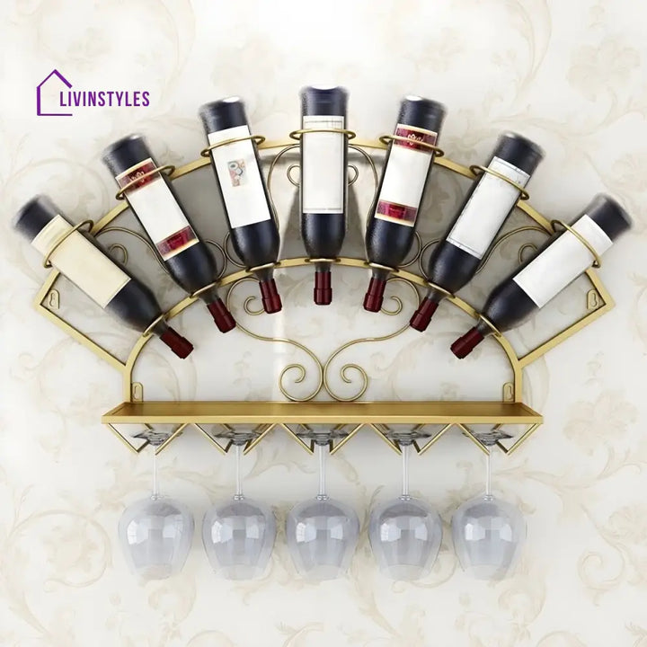 Reeva Stainless Steel Wine Rack