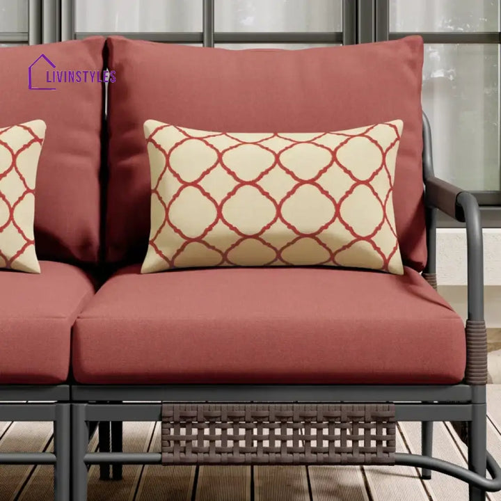 Reginar Outdoor Sofa Set 2 Seater 2 Single seater and 1 Center Table (Grey) - Sofa Sets