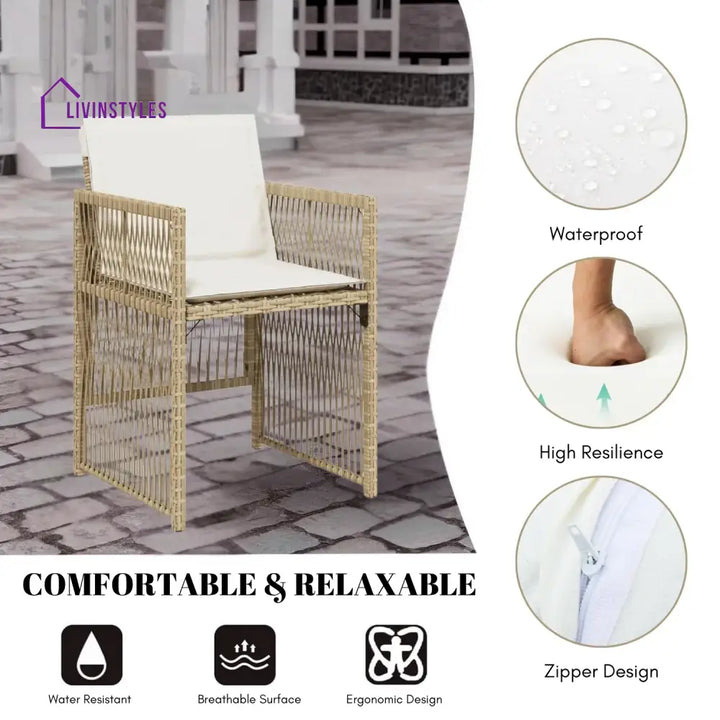 Reika 10 Seater Outdoor Rattan Wicker Dinning Set - Dining Set
