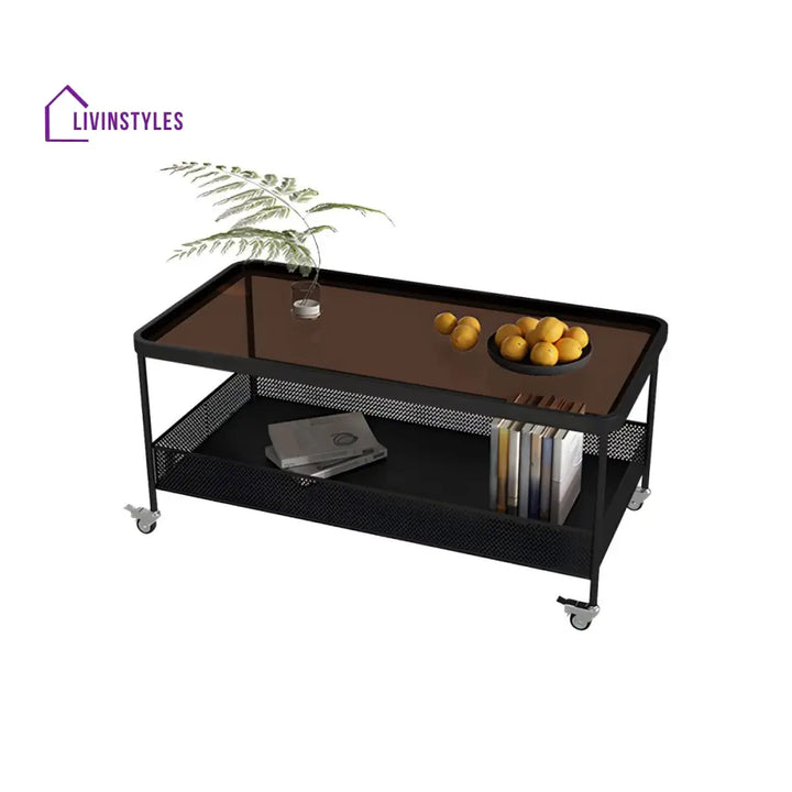 Revanth Stainless Steel Coffee Table for Living Room
