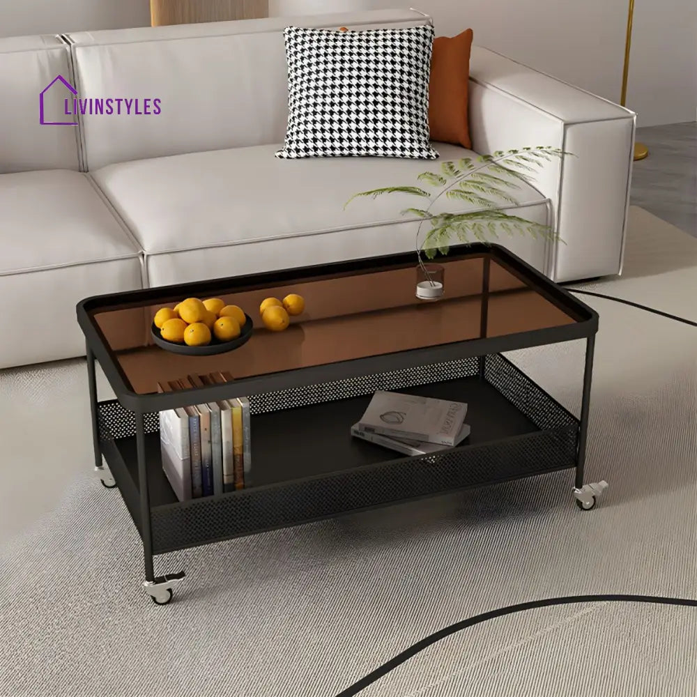 Revanth Stainless Steel Coffee Table for Living Room