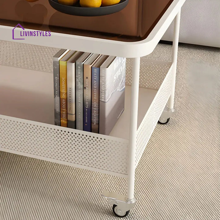 Revanth Stainless Steel Coffee Table for Living Room