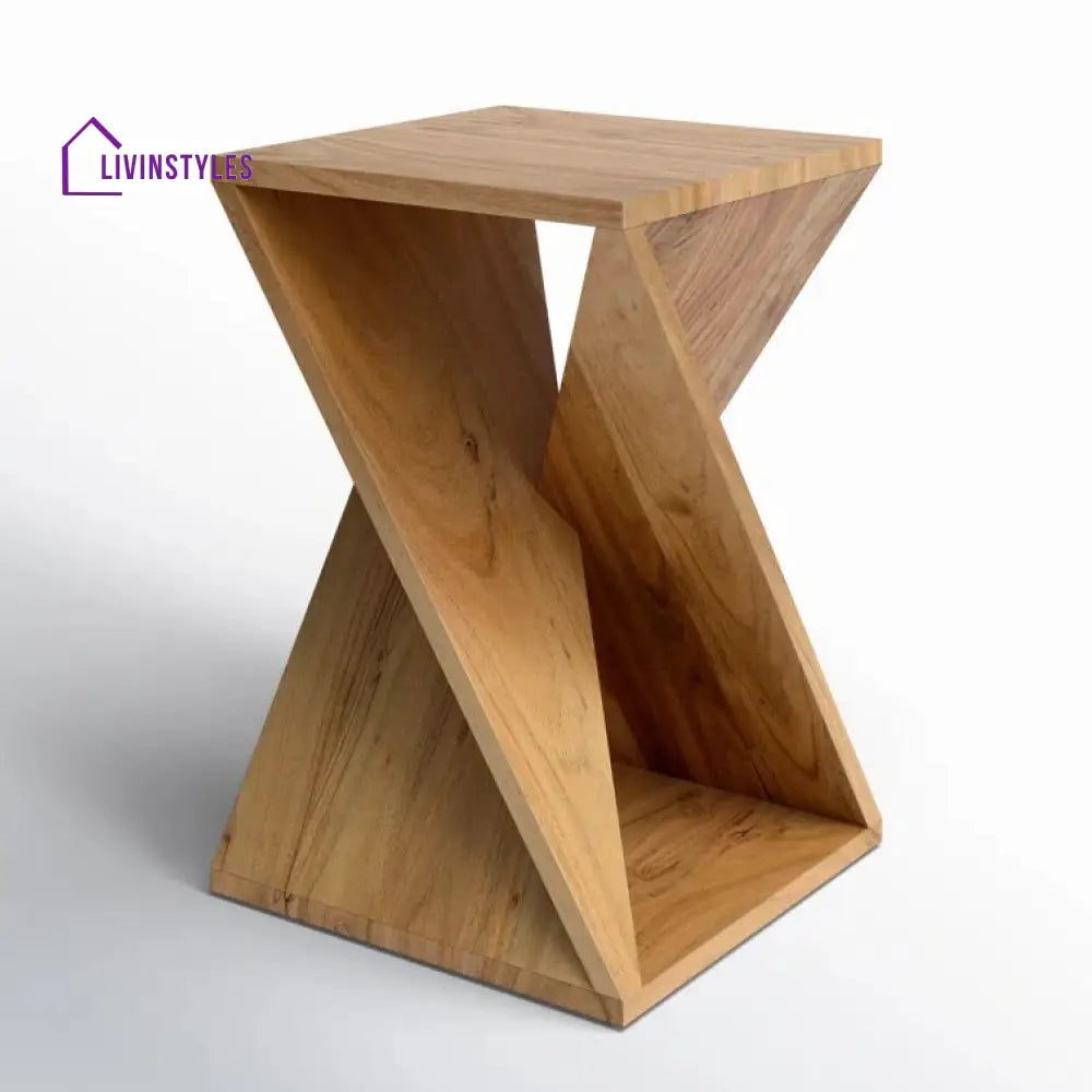 Reyansh Solid Wood Drink Table | Side Table for Living Room