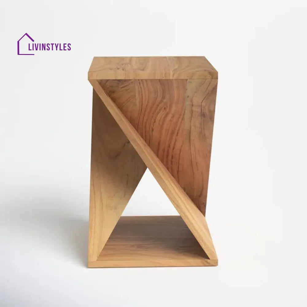 Reyansh Solid Wood Drink Table | Side Table for Living Room