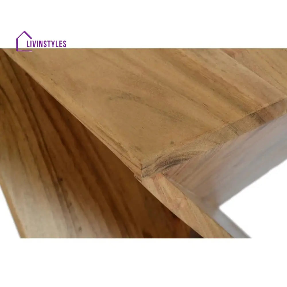 Reyansh Solid Wood Drink Table | Side Table for Living Room