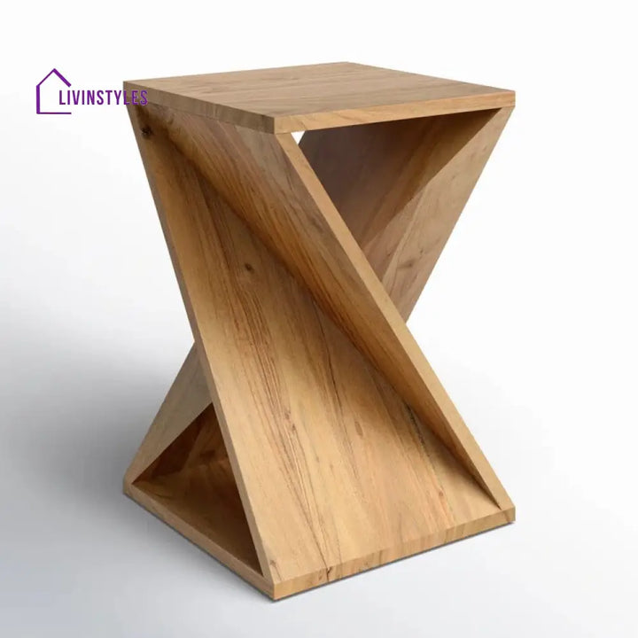 Reyansh Solid Wood Drink Table | Side Table for Living Room