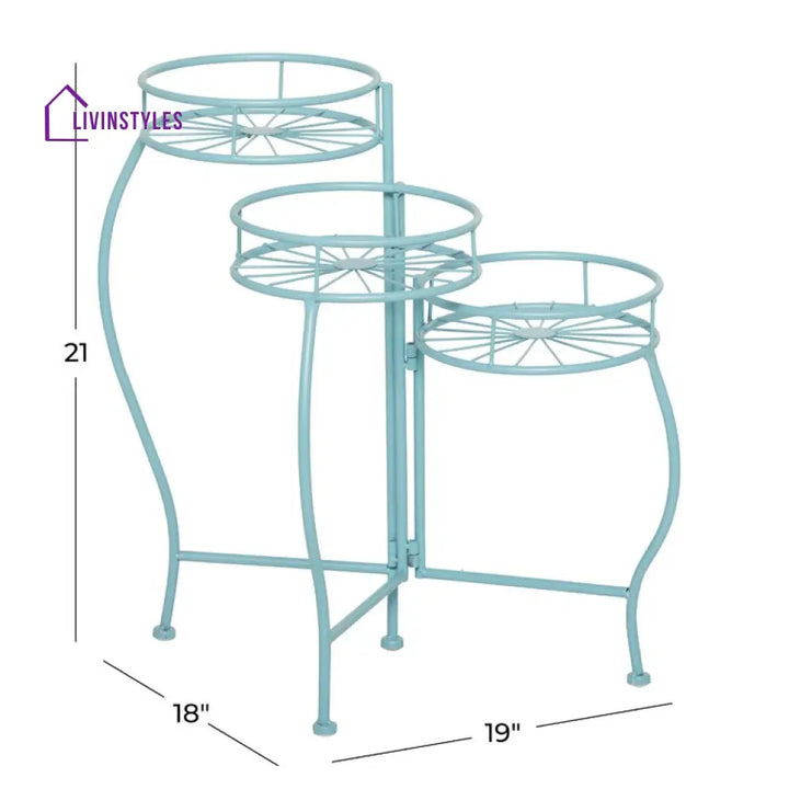 Rhea Metal Plant Stand For Balcony