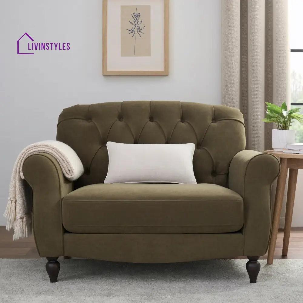 Ricardo Loveseat - Olive Green - Sofas