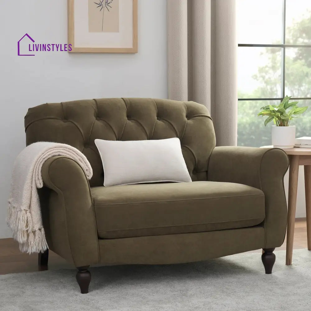 Ricardo Loveseat - Olive Green - Sofas