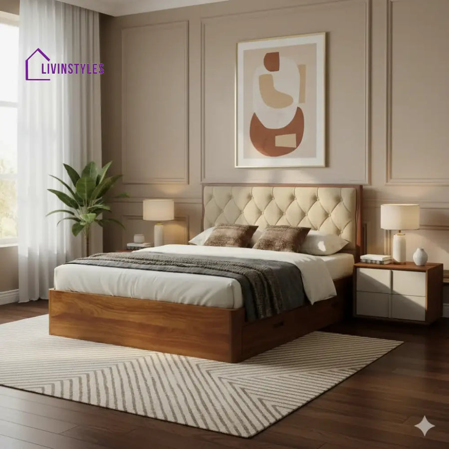 Richard Premium Sheesham Wood Bed