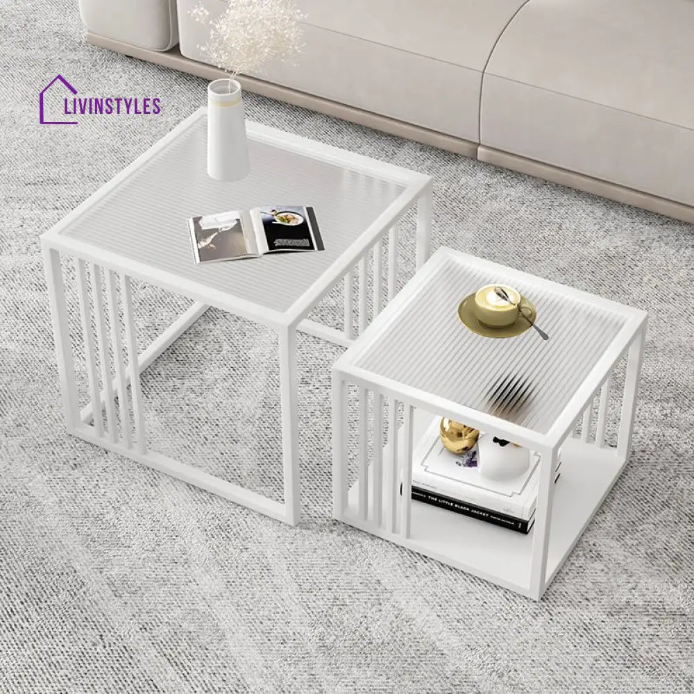 Riddhi Stainless Steel Coffee Table for Living Room