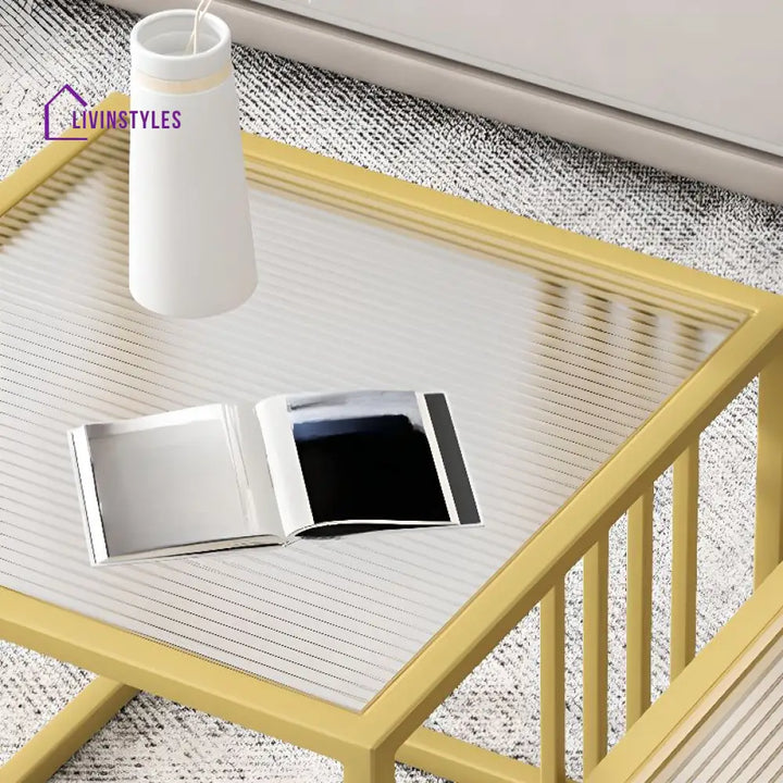 Riddhi Stainless Steel Coffee Table for Living Room