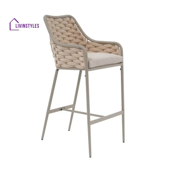 Rika 2-Piece Outdoor Rope Bar Chairs – Stylish Comfort Built to Last - Bar Chairs