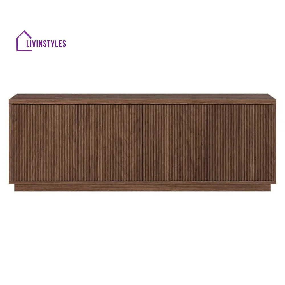 Riley Wooden Finish Tv Unit Stand for Living Room