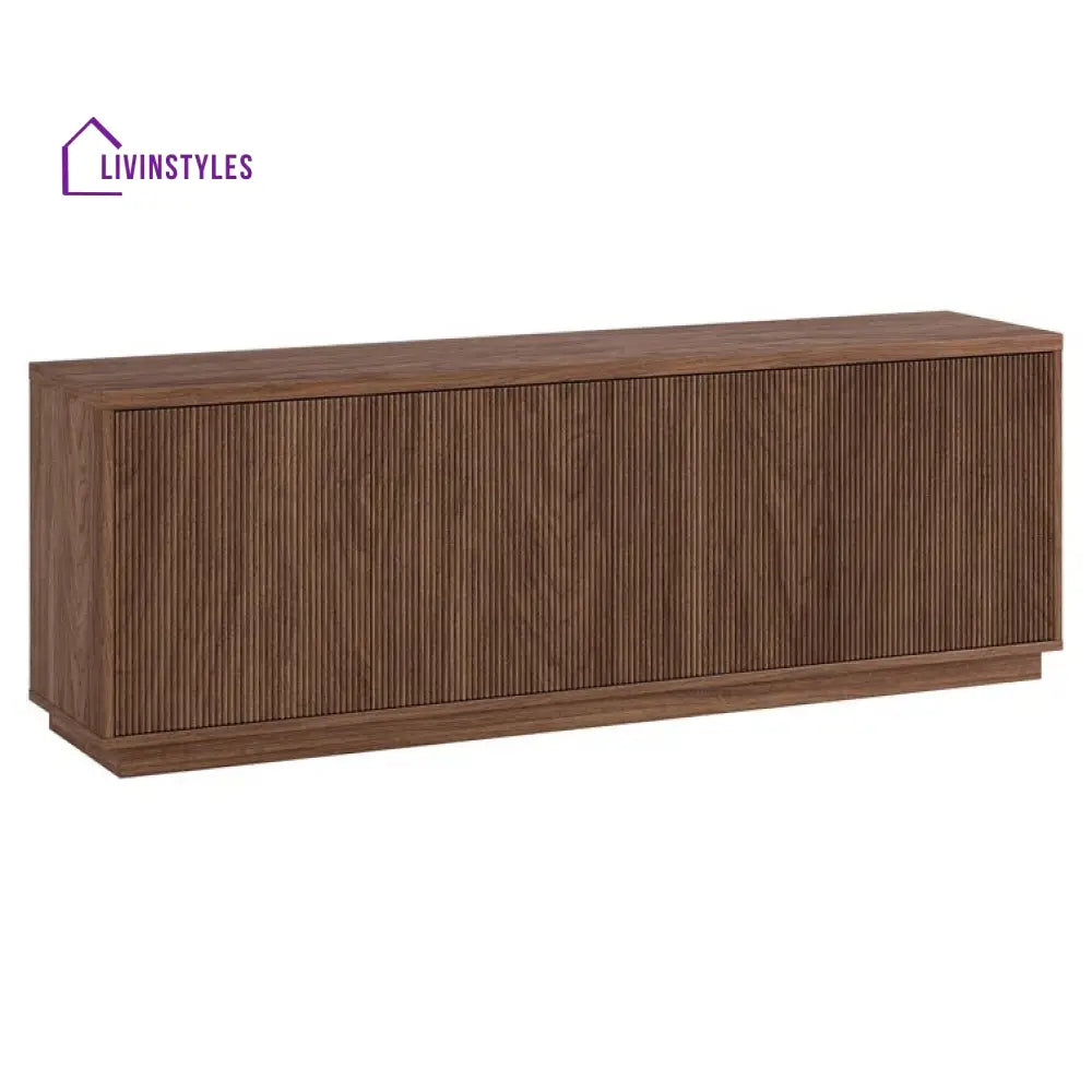 Riley Wooden Finish Tv Unit Stand for Living Room