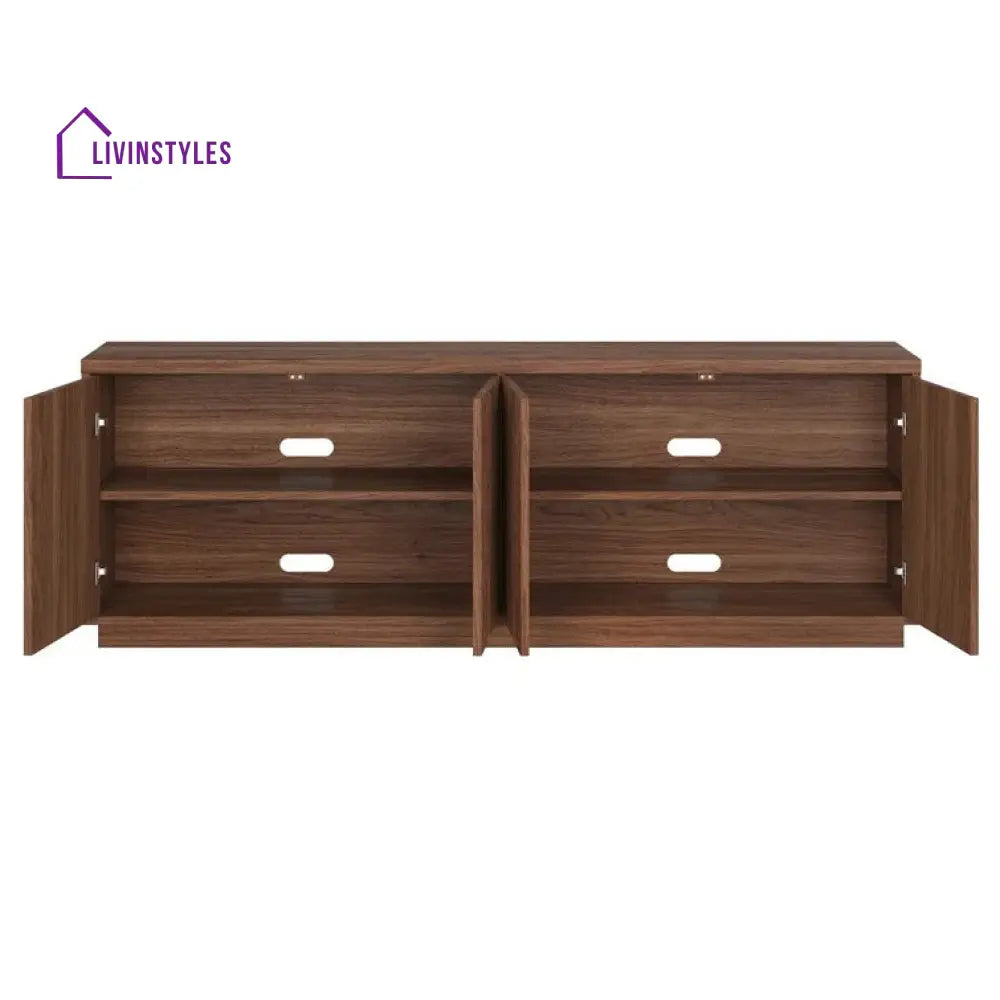 Riley Wooden Finish Tv Unit Stand for Living Room