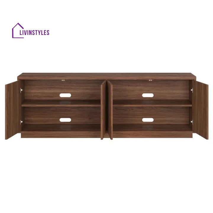 Riley Wooden Finish Tv Unit Stand for Living Room