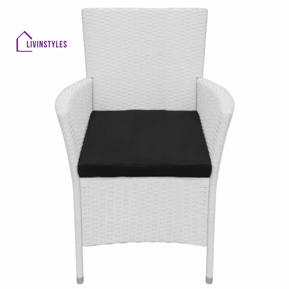 Rinaldo Outdoor Patio Dining Set 8 Chairs and 1 Table (White) - Dining sets