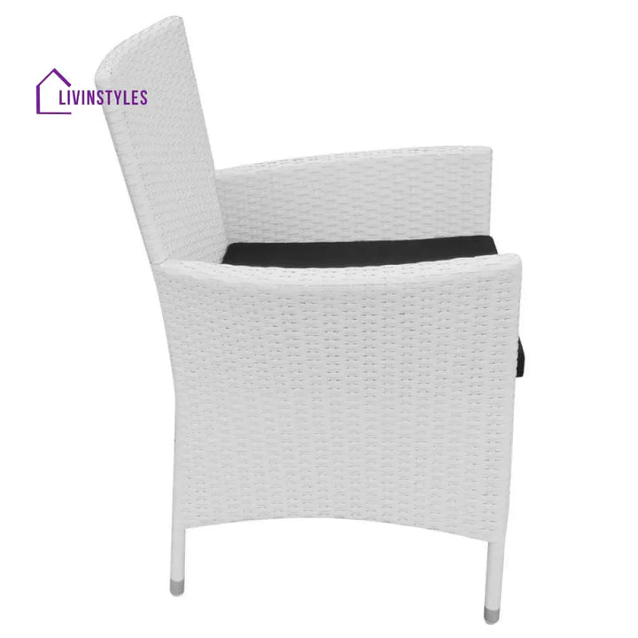 Rinaldo Outdoor Patio Dining Set 8 Chairs and 1 Table (White) - Dining sets