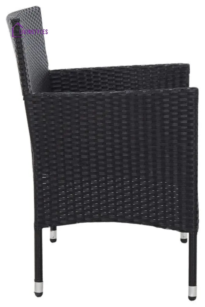 Rino Outdoor 2 seater Sofa (Black) - Sofa Sets