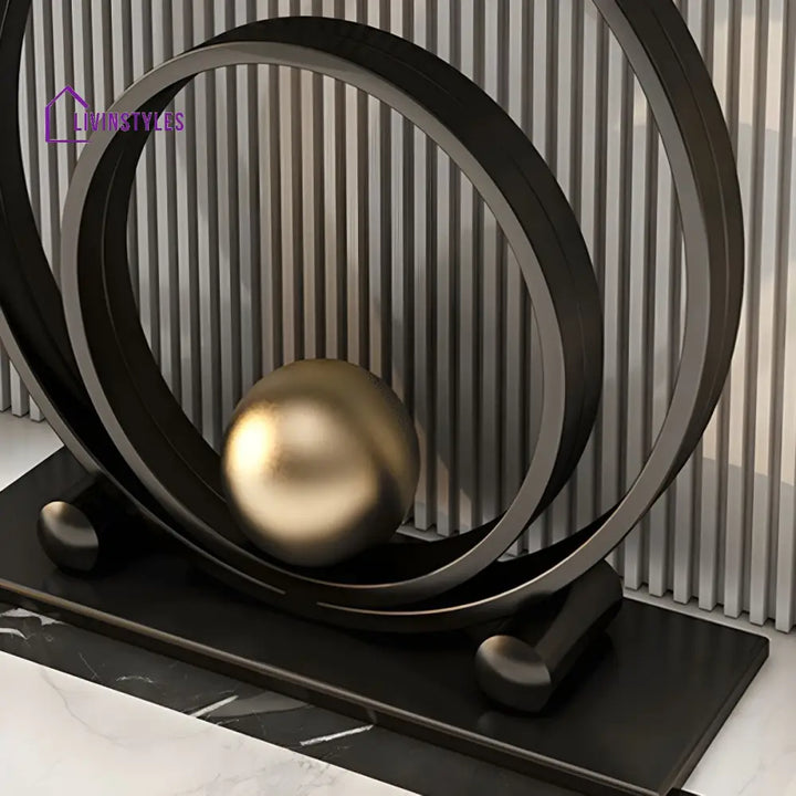 Rithvik Stainless Steel Living Room Console Table