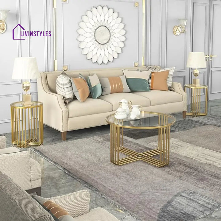 Ritika Metal Coffee Table For Living Room