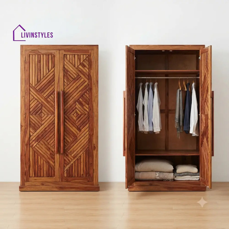 Ritika Wooden Wardrobe for Clothes | Cupboard for Clothes