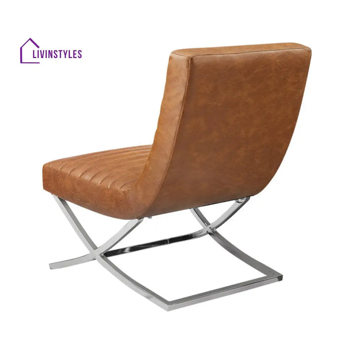 Riva Metal Frame and Fabric Chair | Living Room Chair | Lounge Chair