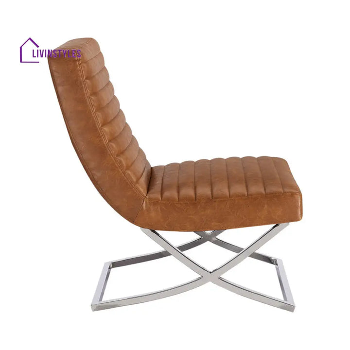 Riva Metal Frame and Fabric Chair | Living Room Chair | Lounge Chair