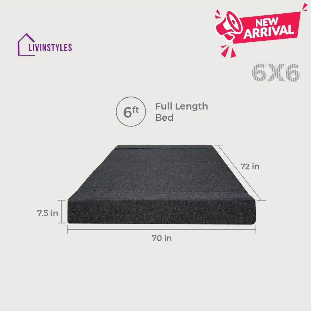 Riya Jute Sofa Bed Dark Grey | 6 X Three Seater