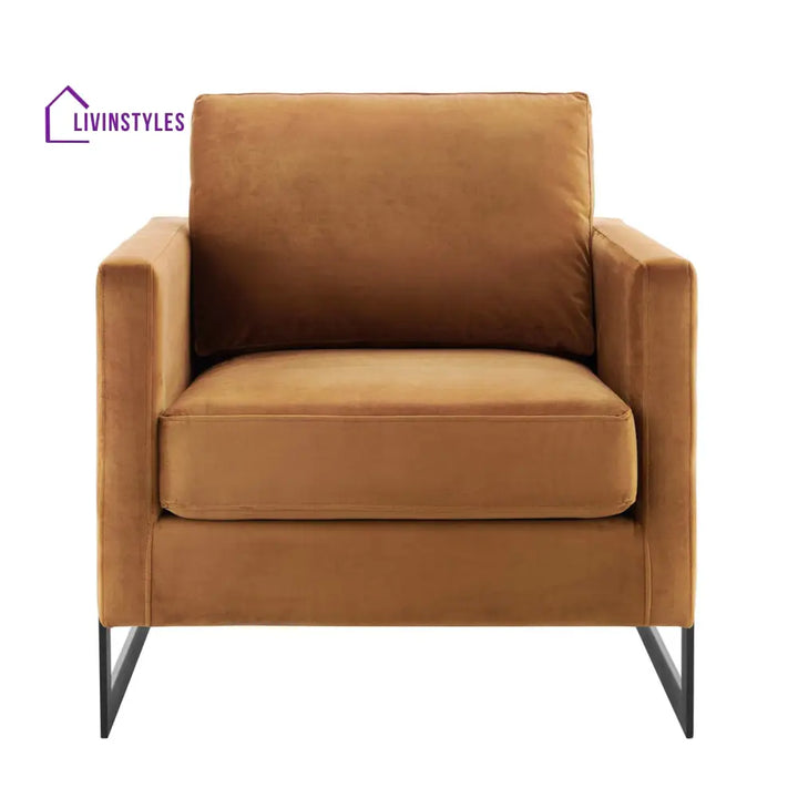 Riya Metal Frame Living Room Chair