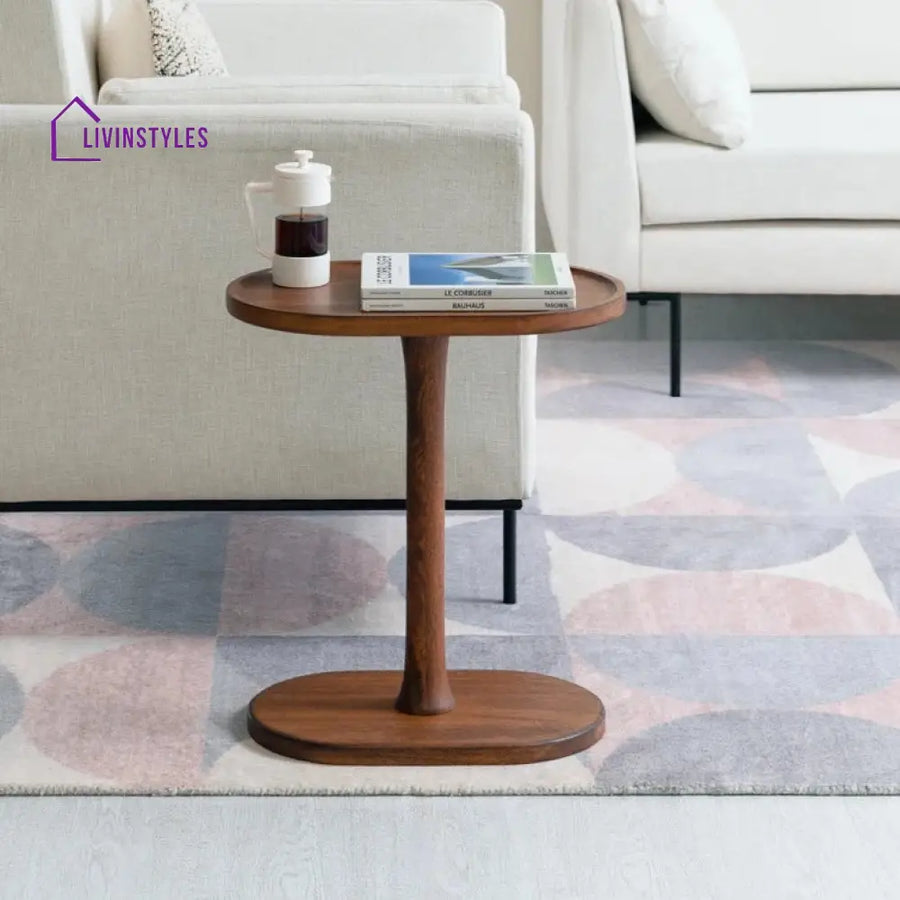 Riya Solid Wood Drink Table | Side Table | Laptop Table