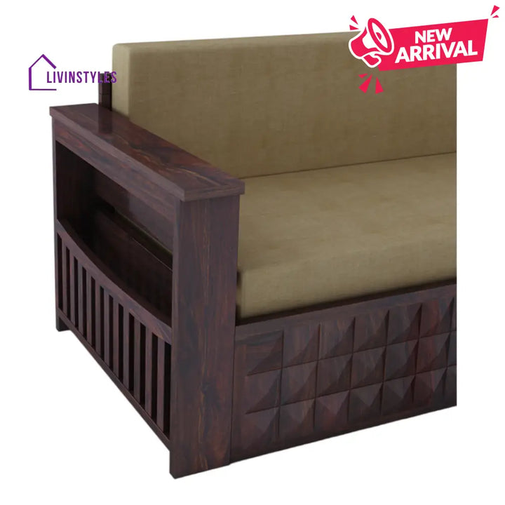 RelaxiMax 3 Seater Sofa Cum Bed Sheesham Wood