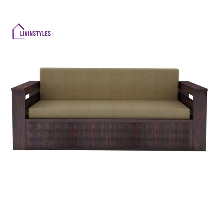 RelaxiMax 3 Seater Sofa Cum Bed Sheesham Wood