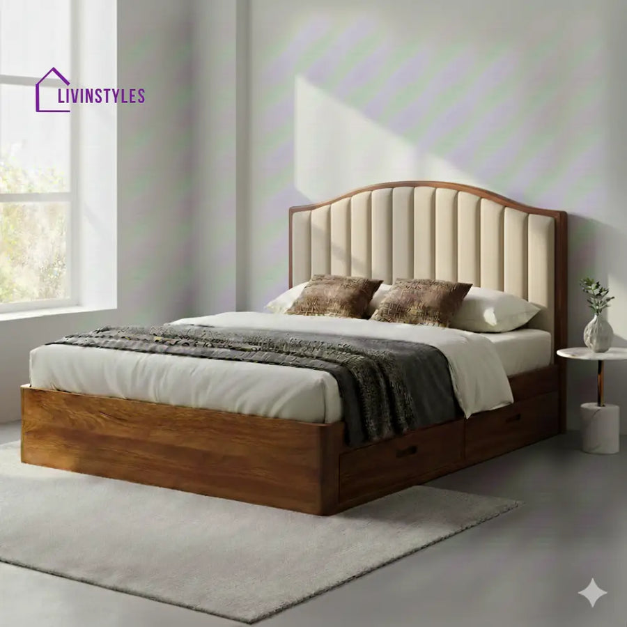 Robert Premium Sheesham Wood Bed