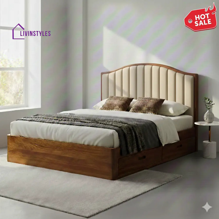 Robert Premium Sheesham Wood Bed