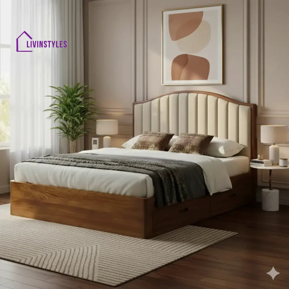 Robert Premium Sheesham Wood Bed