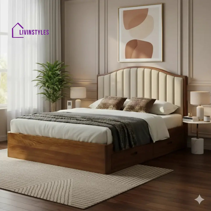 Robert Premium Sheesham Wood Bed