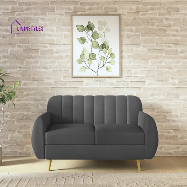 Rodion High Density Foam Sofa Set 2 Seater / Dark Grey sofa